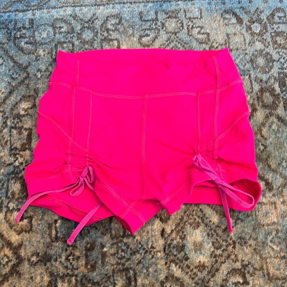Lululemon Tie-Up Spandex Shorts